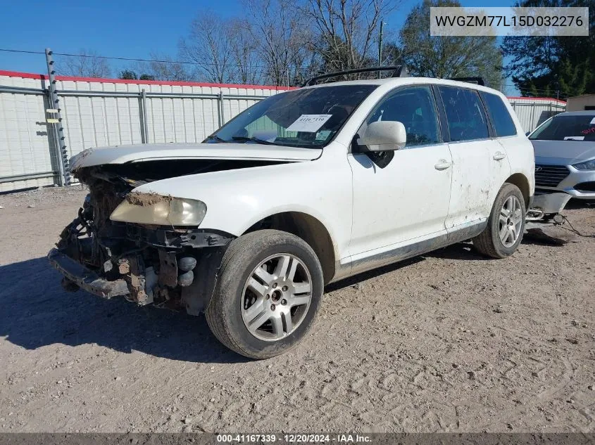 2005 Volkswagen Touareg V8 VIN: WVGZM77L15D032276 Lot: 41167339
