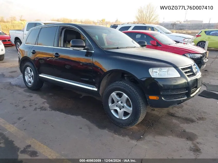 2006 Volkswagen Touareg V6 VIN: WVGZG77L76D007410 Lot: 40983059
