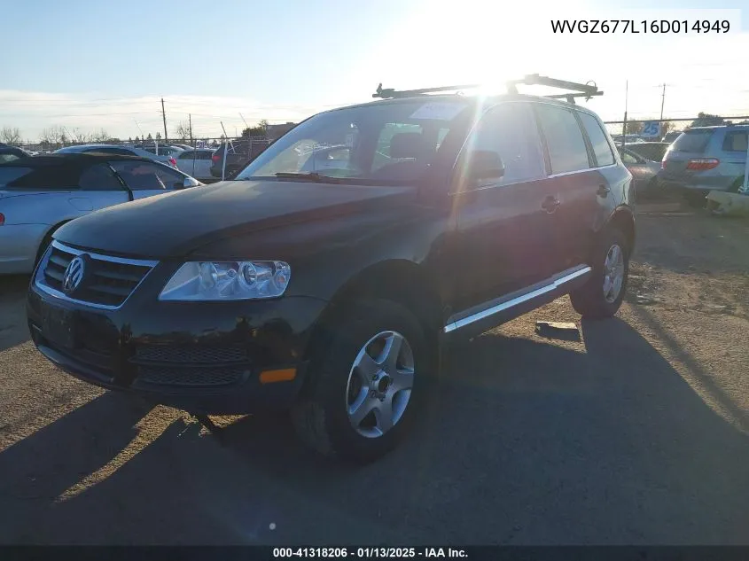 2006 Volkswagen Touareg VIN: WVGZ677L16D014949 Lot: 41318206
