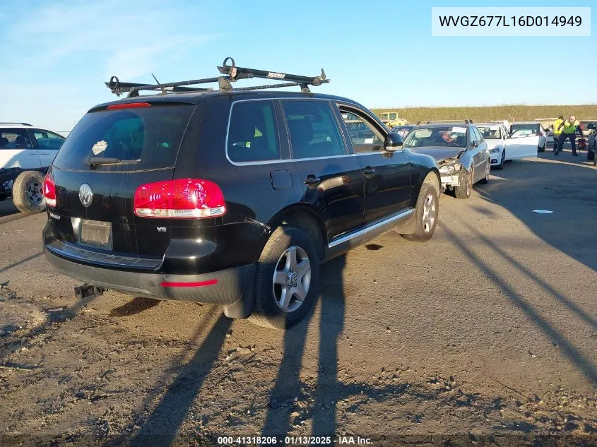 2006 Volkswagen Touareg VIN: WVGZ677L16D014949 Lot: 41318206