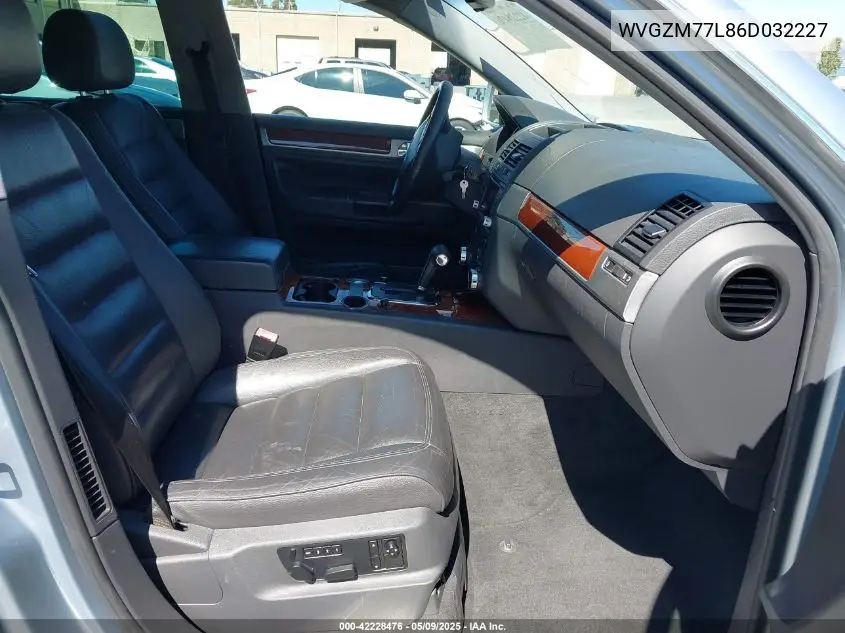 2006 Volkswagen Touareg V8 VIN: WVGZM77L86D032227 Lot: 42228476