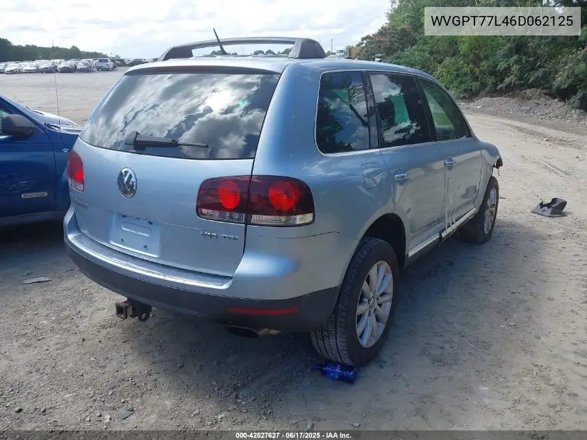 2006 Volkswagen Touareg V10 Tdi VIN: WVGPT77L46D062125 Lot: 42527627