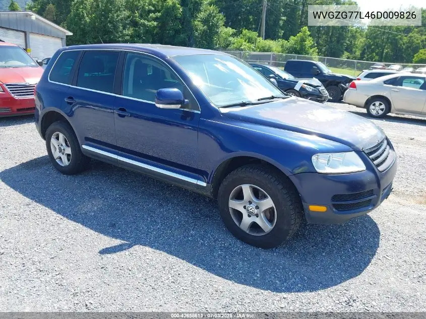 2006 Volkswagen Touareg V6 VIN: WVGZG77L46D009826 Lot: 42658613