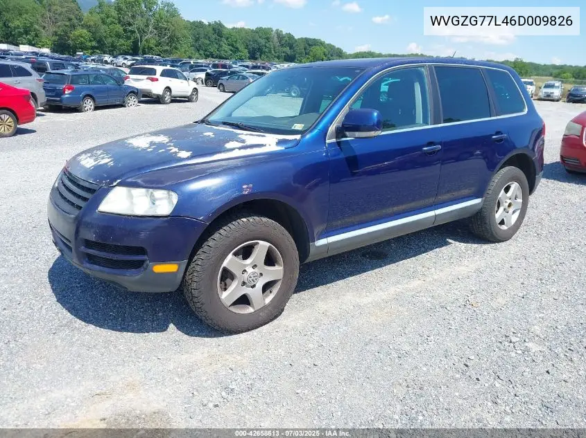 2006 Volkswagen Touareg V6 VIN: WVGZG77L46D009826 Lot: 42658613