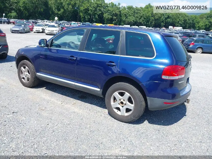 2006 Volkswagen Touareg V6 VIN: WVGZG77L46D009826 Lot: 42658613