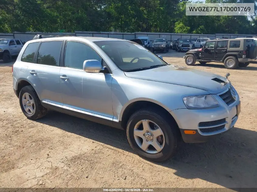 2007 Volkswagen Touareg V6 VIN: WVGZE77L17D001769 Lot: 42052393
