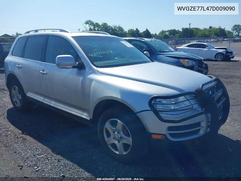 2007 Volkswagen Touareg V6 VIN: WVGZE77L47D009090 Lot: 42544507