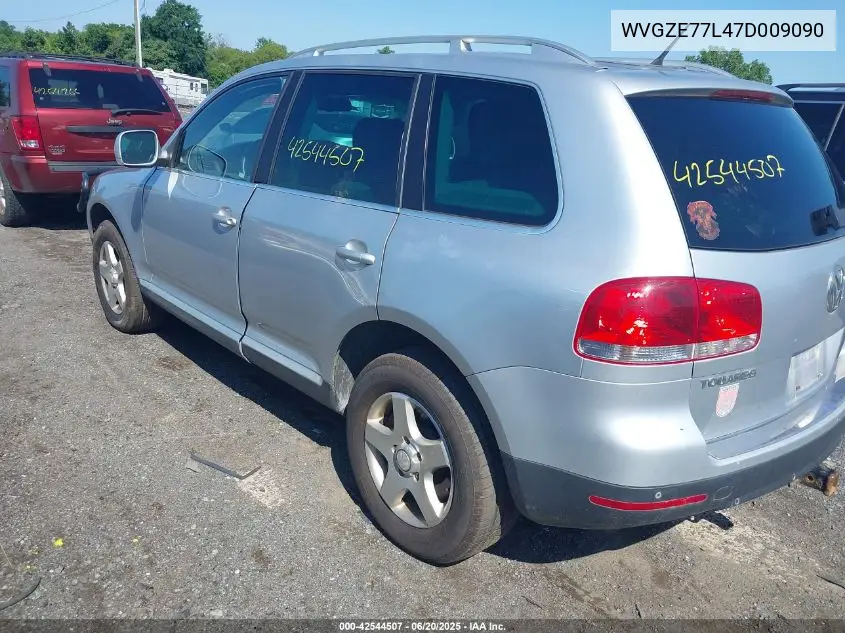 2007 Volkswagen Touareg V6 VIN: WVGZE77L47D009090 Lot: 42544507