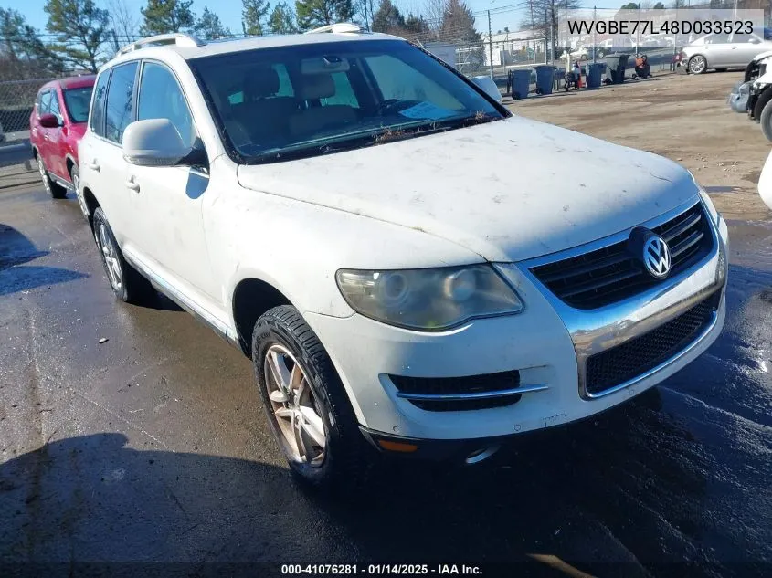 2008 Volkswagen Touareg 2 Vr6 Fsi VIN: WVGBE77L48D033523 Lot: 41076281