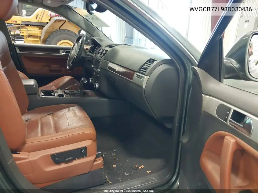 2008 Volkswagen Touareg 2 V8 Fsi VIN: WVGCB77L98D030436 Lot: 42236039