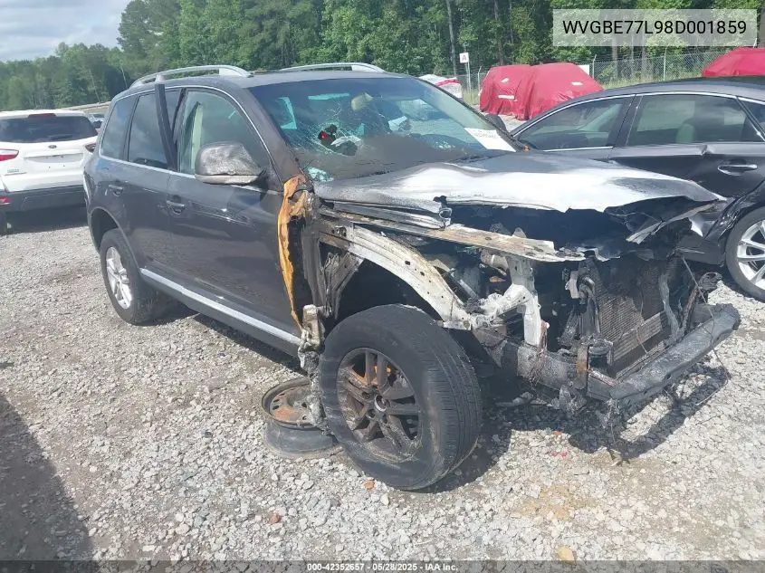 2008 Volkswagen Touareg 2 Vr6 Fsi VIN: WVGBE77L98D001859 Lot: 42352657