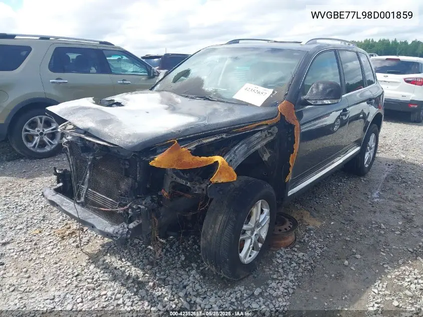 2008 Volkswagen Touareg 2 Vr6 Fsi VIN: WVGBE77L98D001859 Lot: 42352657