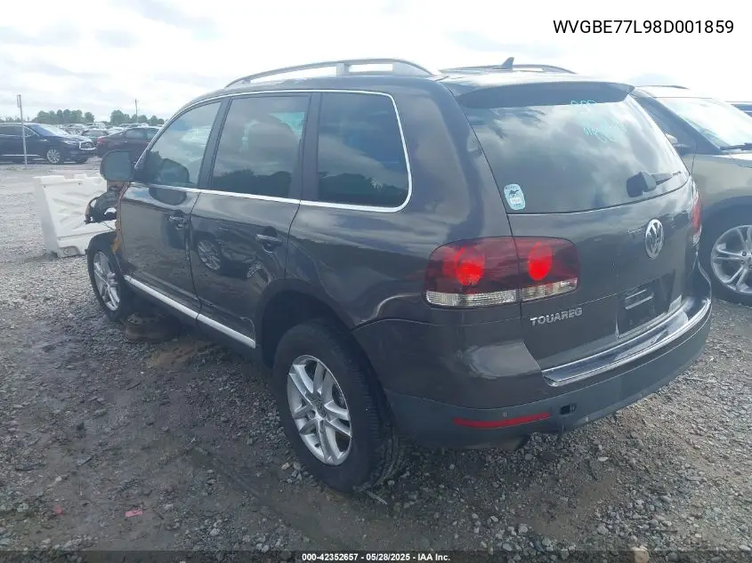 2008 Volkswagen Touareg 2 Vr6 Fsi VIN: WVGBE77L98D001859 Lot: 42352657