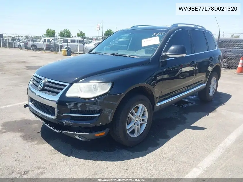 2008 Volkswagen Touareg 2 Vr6 Fsi VIN: WVGBE77L78D021320 Lot: 42586932