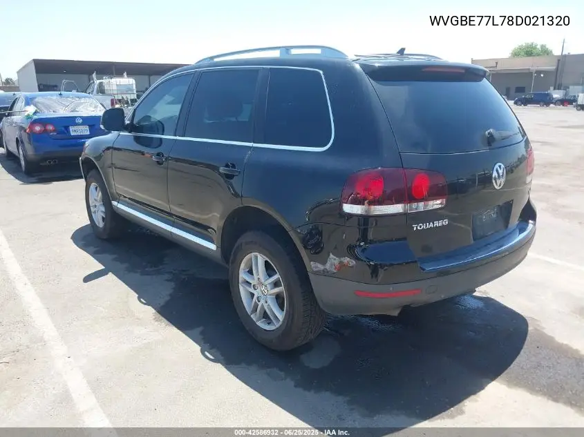 2008 Volkswagen Touareg 2 Vr6 Fsi VIN: WVGBE77L78D021320 Lot: 42586932