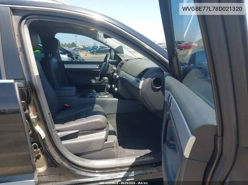 2008 Volkswagen Touareg 2 Vr6 Fsi VIN: WVGBE77L78D021320 Lot: 42586932