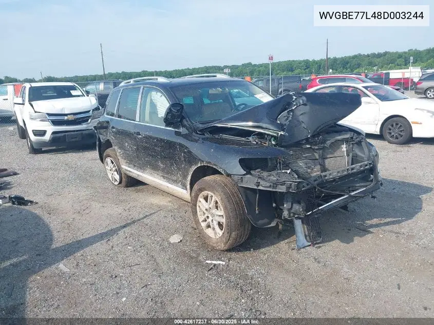 2008 Volkswagen Touareg 2 V6 VIN: WVGBE77L48D003244 Lot: 42617237
