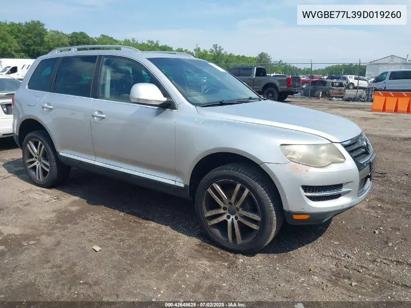 2009 Volkswagen Touareg 2 Vr6 Fsi VIN: WVGBE77L39D019260 Lot: 42648628