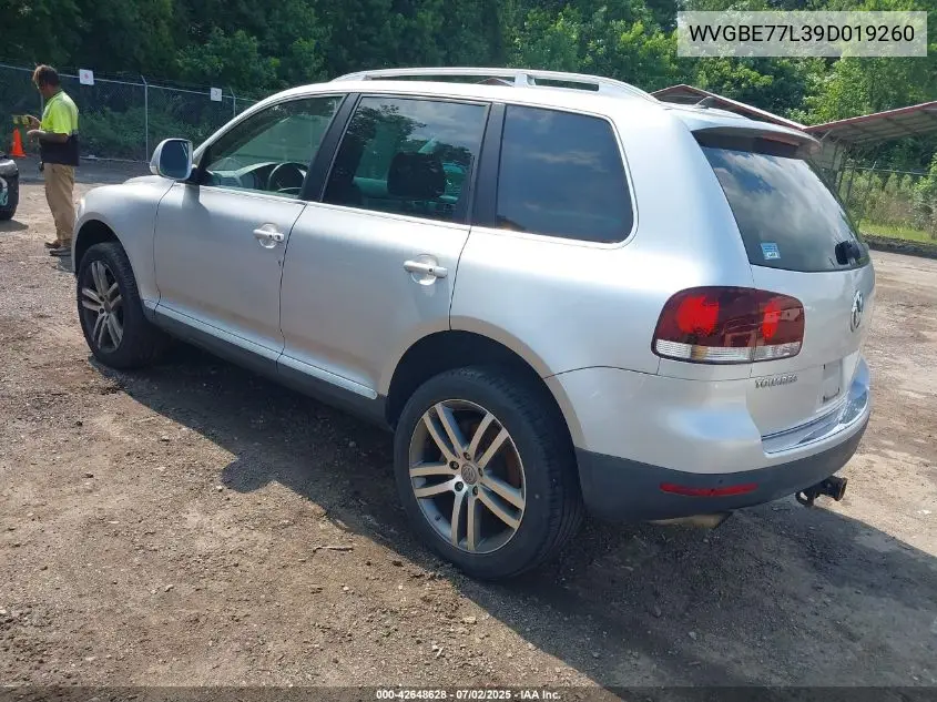 2009 Volkswagen Touareg 2 Vr6 Fsi VIN: WVGBE77L39D019260 Lot: 42648628