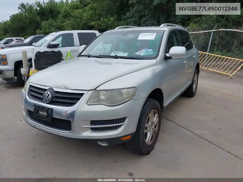 2009 Volkswagen Touareg 2 Vr6 Fsi VIN: WVGBE77L49D012348 Lot: 42655999