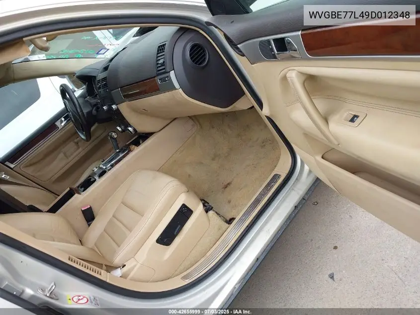 2009 Volkswagen Touareg 2 Vr6 Fsi VIN: WVGBE77L49D012348 Lot: 42655999