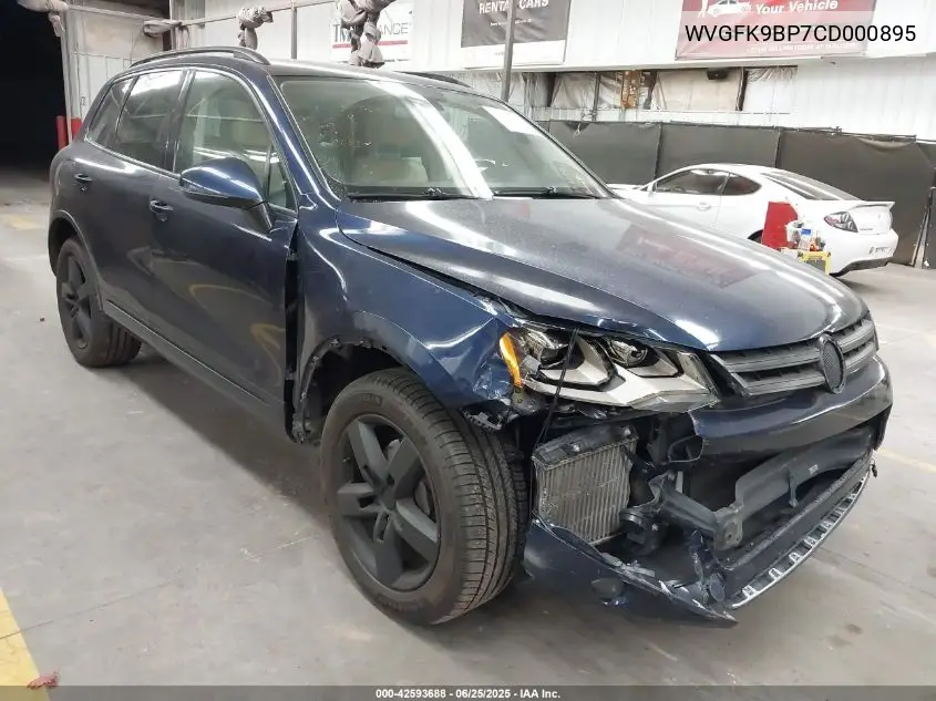 2012 Volkswagen Touareg Tdi Lux VIN: WVGFK9BP7CD000895 Lot: 42593688