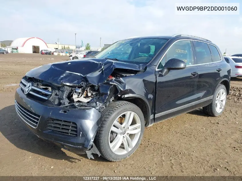 wvgdp9bp2dd001060 WVGDP9BP2DD001060 2013 Volkswagen Touareg 3.0 Tdi Comfortline/3.0 Tdi Highline
