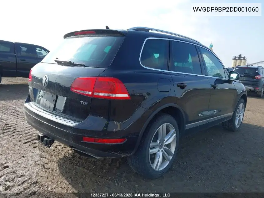 wvgdp9bp2dd001060 WVGDP9BP2DD001060 2013 Volkswagen Touareg 3.0 Tdi Comfortline/3.0 Tdi Highline