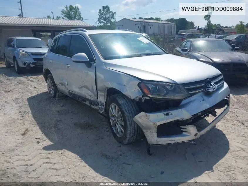 2013 Volkswagen Touareg Vr6 Sport VIN: WVGEF9BP1DD009884 Lot: 42152035