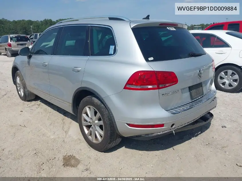 2013 Volkswagen Touareg Vr6 Sport VIN: WVGEF9BP1DD009884 Lot: 42152035