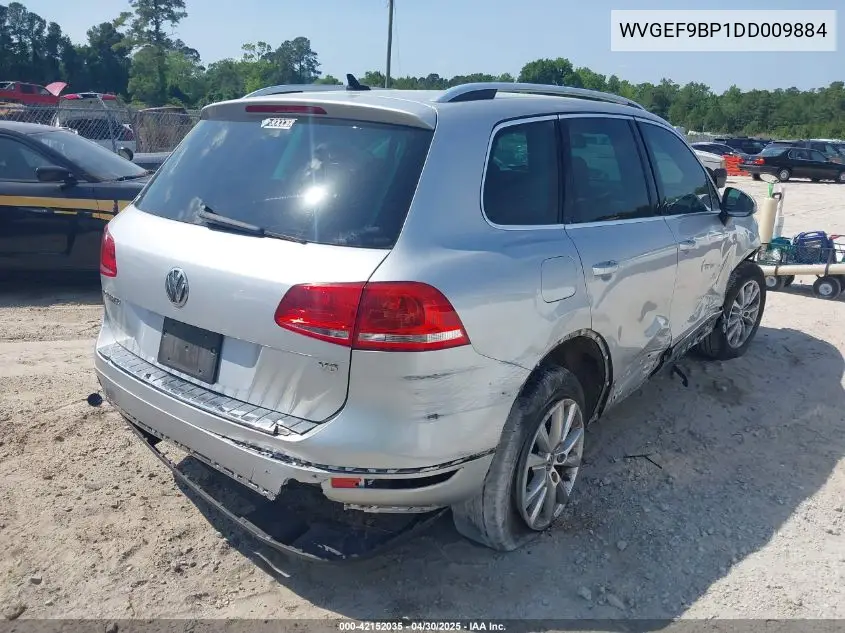 2013 Volkswagen Touareg Vr6 Sport VIN: WVGEF9BP1DD009884 Lot: 42152035