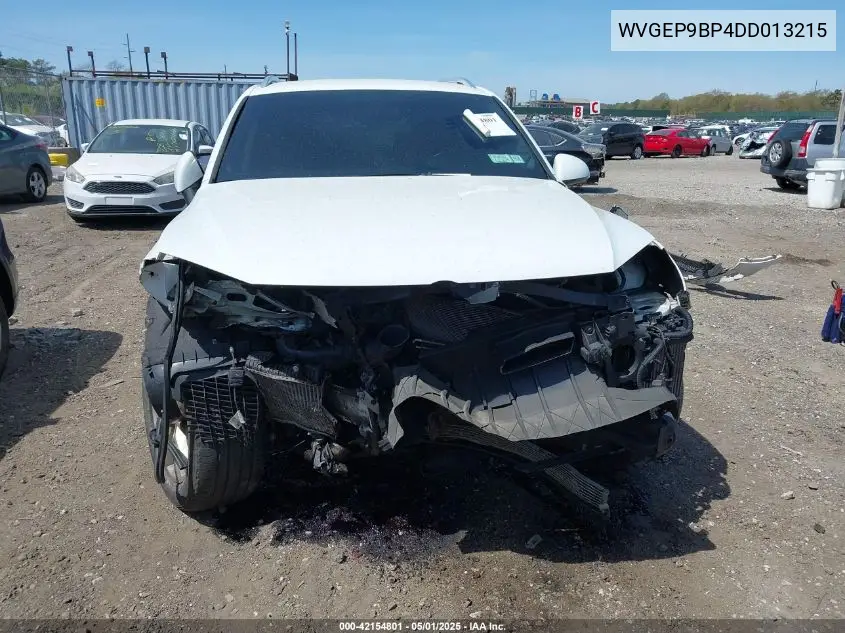 2013 Volkswagen Touareg Tdi Sport VIN: WVGEP9BP4DD013215 Lot: 42154801