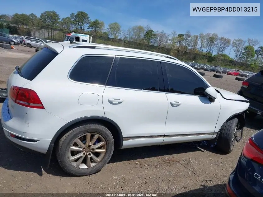2013 Volkswagen Touareg Tdi Sport VIN: WVGEP9BP4DD013215 Lot: 42154801