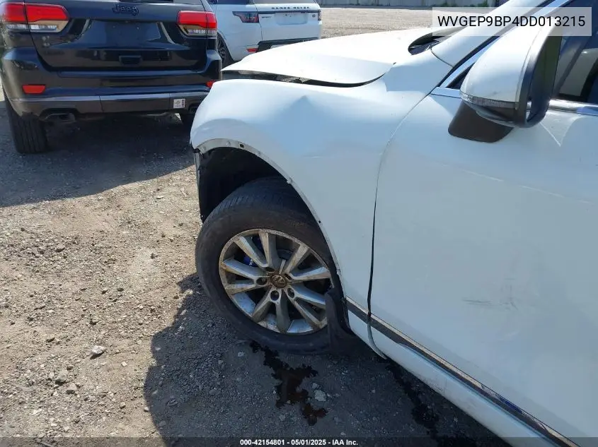 2013 Volkswagen Touareg Tdi Sport VIN: WVGEP9BP4DD013215 Lot: 42154801