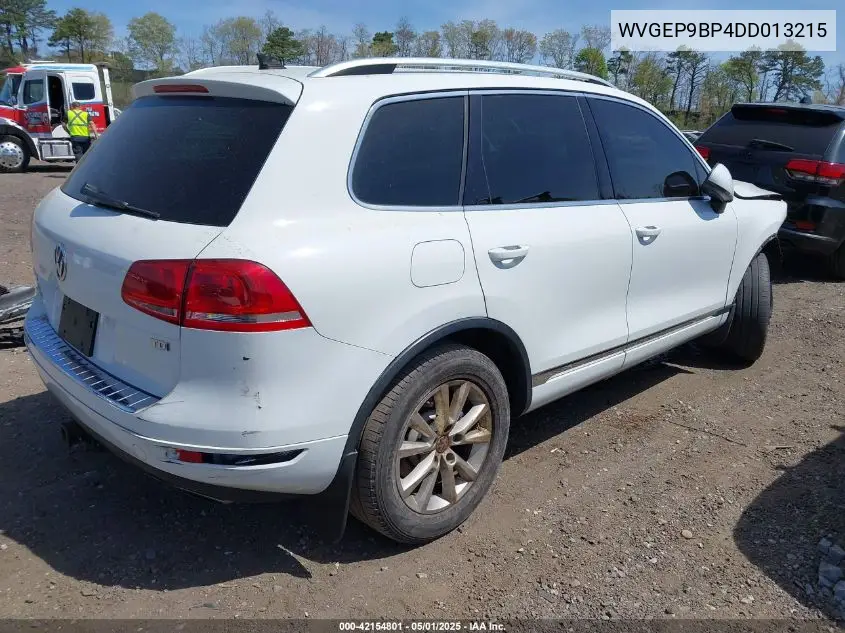 2013 Volkswagen Touareg Tdi Sport VIN: WVGEP9BP4DD013215 Lot: 42154801