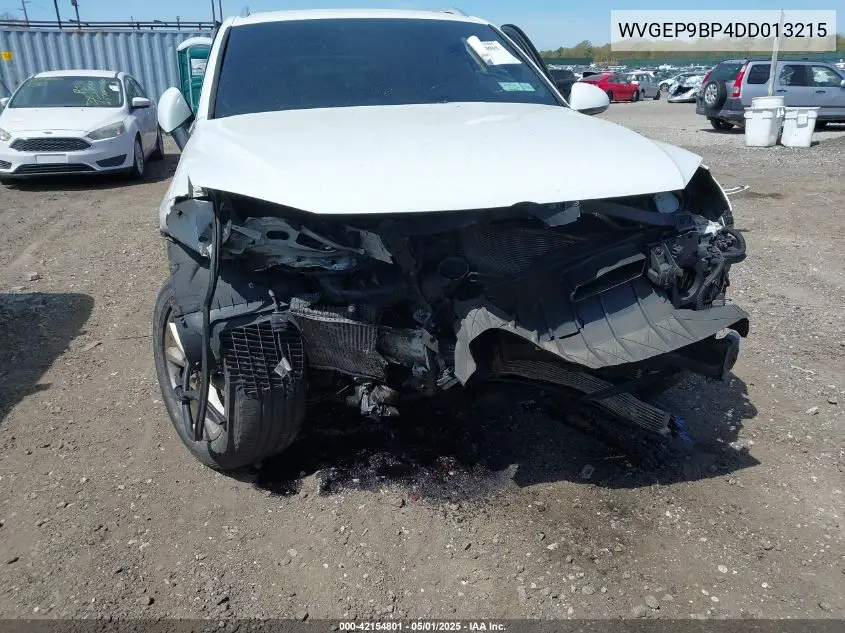 2013 Volkswagen Touareg Tdi Sport VIN: WVGEP9BP4DD013215 Lot: 42154801