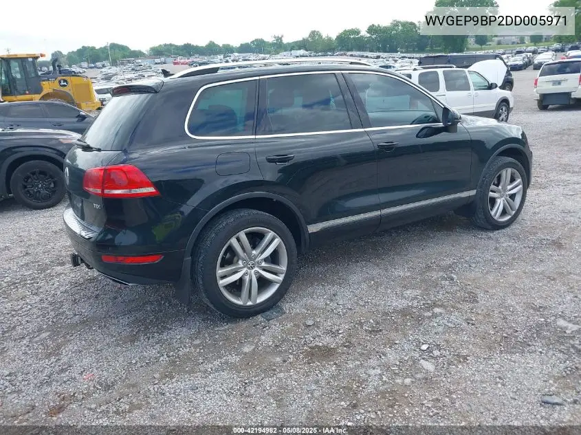 2013 Volkswagen Touareg Tdi Executive VIN: WVGEP9BP2DD005971 Lot: 42194982