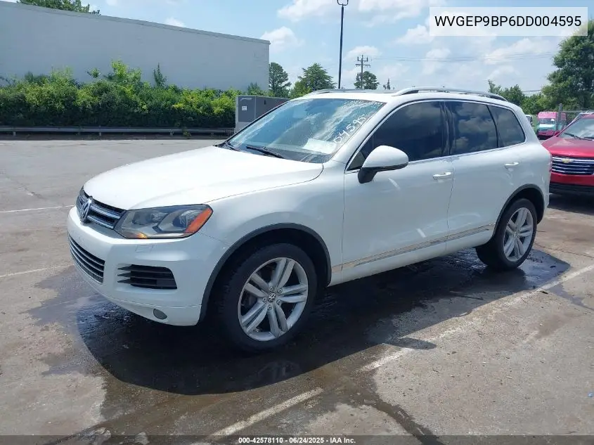 2013 Volkswagen Touareg Tdi Executive VIN: WVGEP9BP6DD004595 Lot: 42578110
