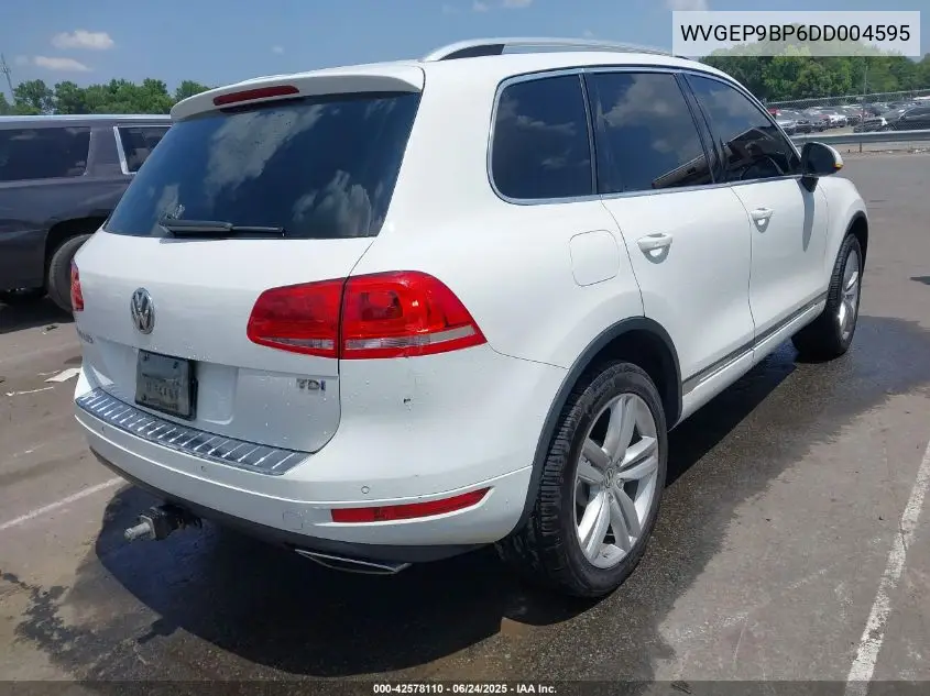 2013 Volkswagen Touareg Tdi Executive VIN: WVGEP9BP6DD004595 Lot: 42578110