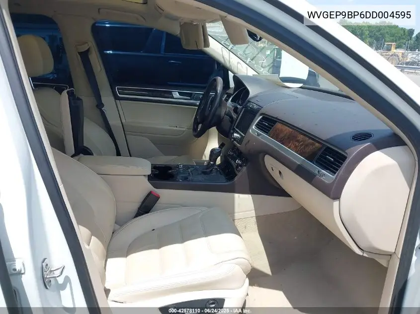 2013 Volkswagen Touareg Tdi Executive VIN: WVGEP9BP6DD004595 Lot: 42578110
