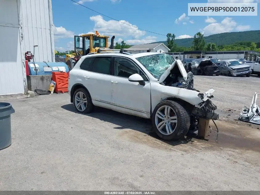 2013 Volkswagen Touareg Tdi Executive VIN: WVGEP9BP9DD012075 Lot: 42651448
