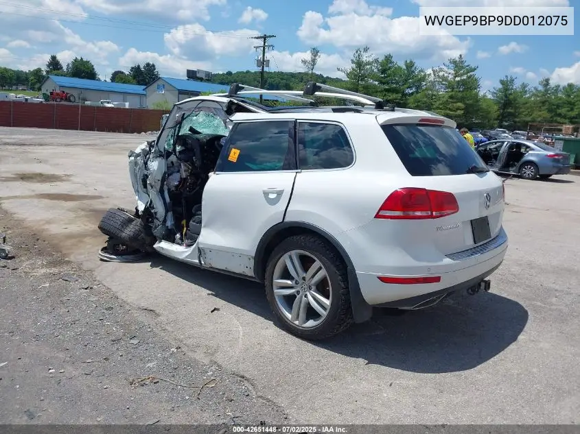 2013 Volkswagen Touareg Tdi Executive VIN: WVGEP9BP9DD012075 Lot: 42651448