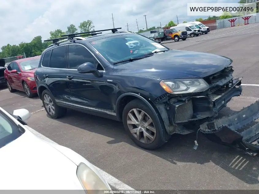 2014 Volkswagen Touareg X VIN: WVGEP9BP6ED007496 Lot: 42503210