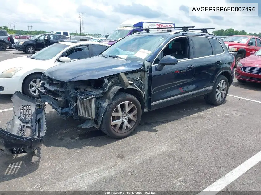 2014 Volkswagen Touareg X VIN: WVGEP9BP6ED007496 Lot: 42503210