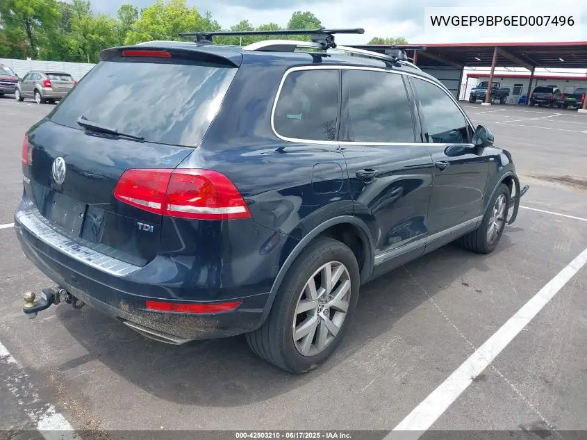 2014 Volkswagen Touareg X VIN: WVGEP9BP6ED007496 Lot: 42503210