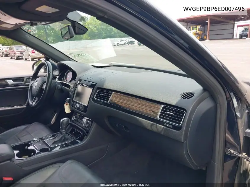 2014 Volkswagen Touareg X VIN: WVGEP9BP6ED007496 Lot: 42503210