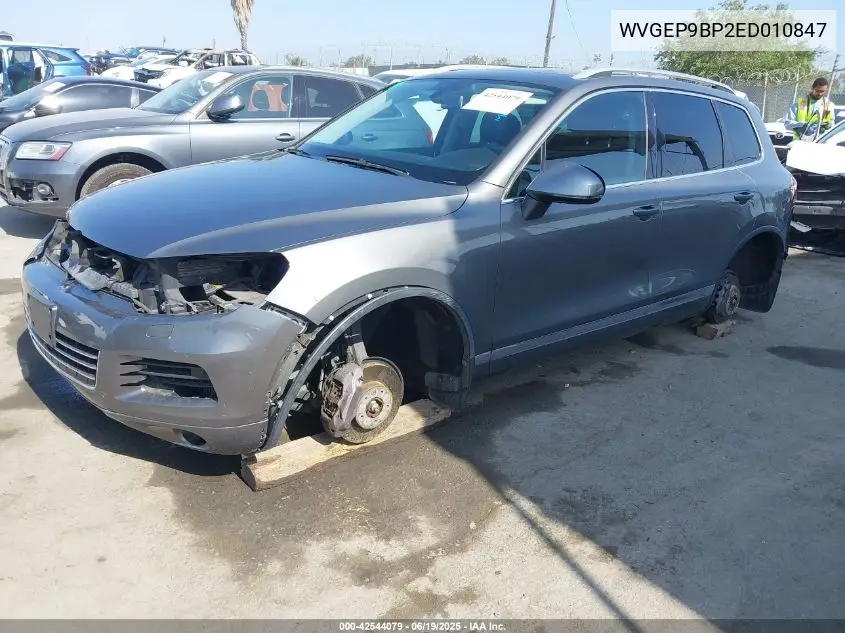 2014 Volkswagen Touareg Tdi Executive VIN: WVGEP9BP2ED010847 Lot: 42544079