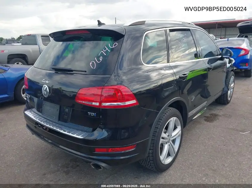 2014 Volkswagen Touareg Tdi R-Line VIN: WVGDP9BP5ED005024 Lot: 42597069