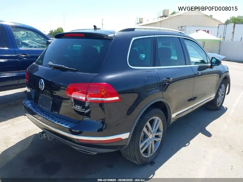 2015 Volkswagen Touareg Tdi Lux VIN: WVGEP9BP0FD008015 Lot: 42180689