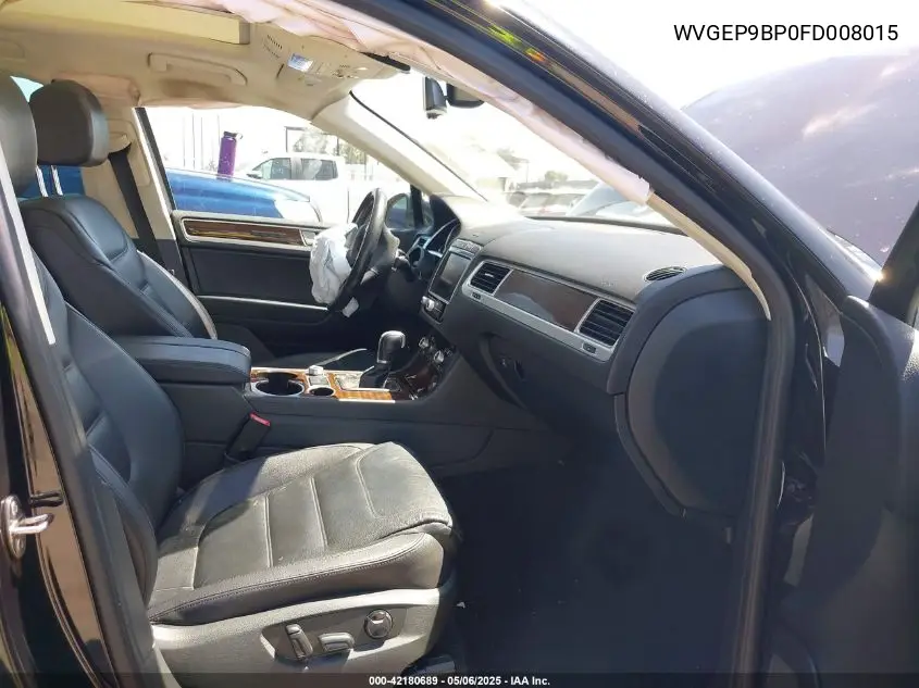 2015 Volkswagen Touareg Tdi Lux VIN: WVGEP9BP0FD008015 Lot: 42180689